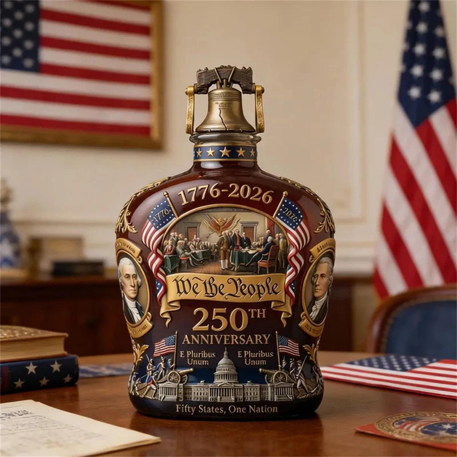 Whisky palack Amerika USA 250. évforduló 2026 Whisky palack