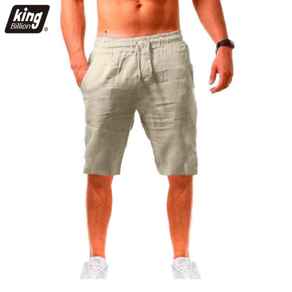 Új férfi pamut vászon rövidnadrág nadrág férfi nyári légáteresztő egyszínű vászon nadrág Fitness utcai ruházat S-3XL cm kék