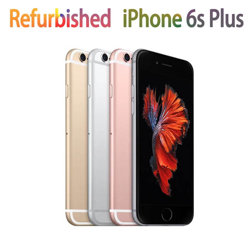 Felújított Eredeti Apple iPhone 6S Plus 2GB RAM 16/32/64/128GB ROM Mobiltelefon Egyetlen SIM-kártyával rózsaszín arany színű