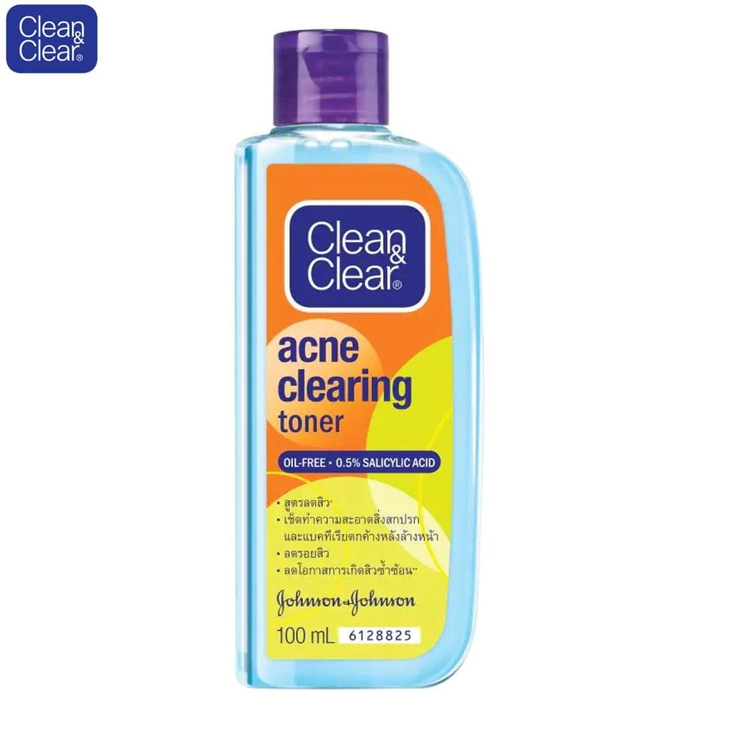Johnson & Johnson Clean & Clear akne tisztító tonik, olajmentes, 0,5% szalicilsav, 100 ml.