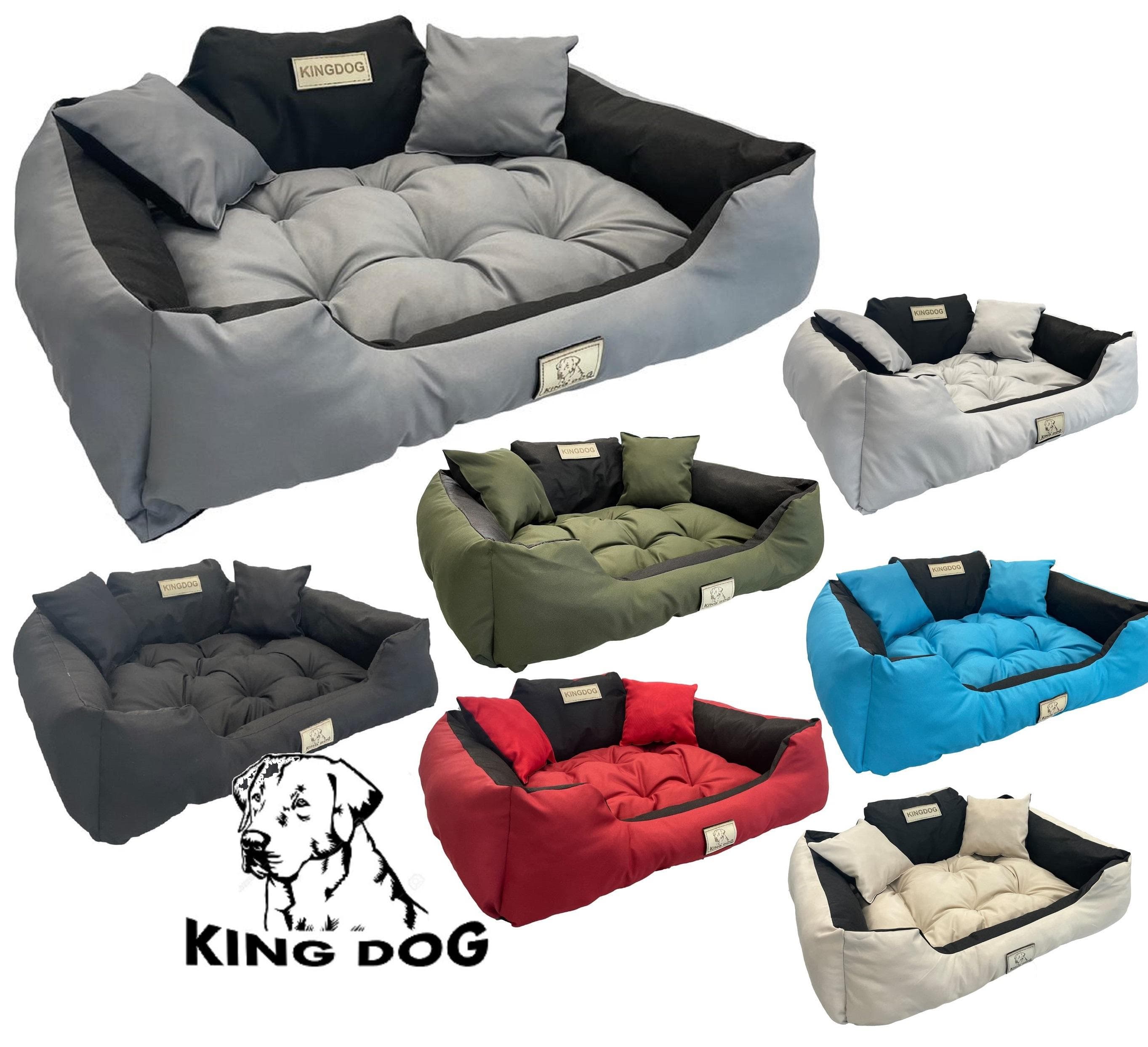 KINGDOG kutyaágy, vízálló és strapabíró, SML XL XXL 3XL, 8 színben! világosszürke szín