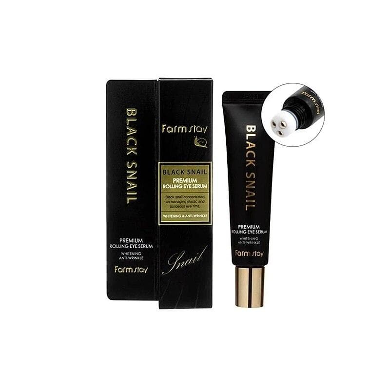 Farm Stay Black Snail Premium Rolling Eye Serum 25 ml (3 lehetőség) EREDMÉNYES ÁRUHÁZ