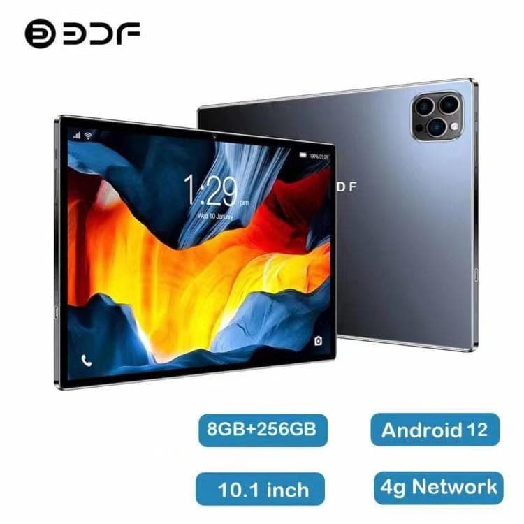 BDF új 10,1 hüvelykes tempering Glass Tablet Octa Core 8GB RAM 256GB ROM Android 12 Google Play Dual 4G LTE Phone Call Tablet PC zöld