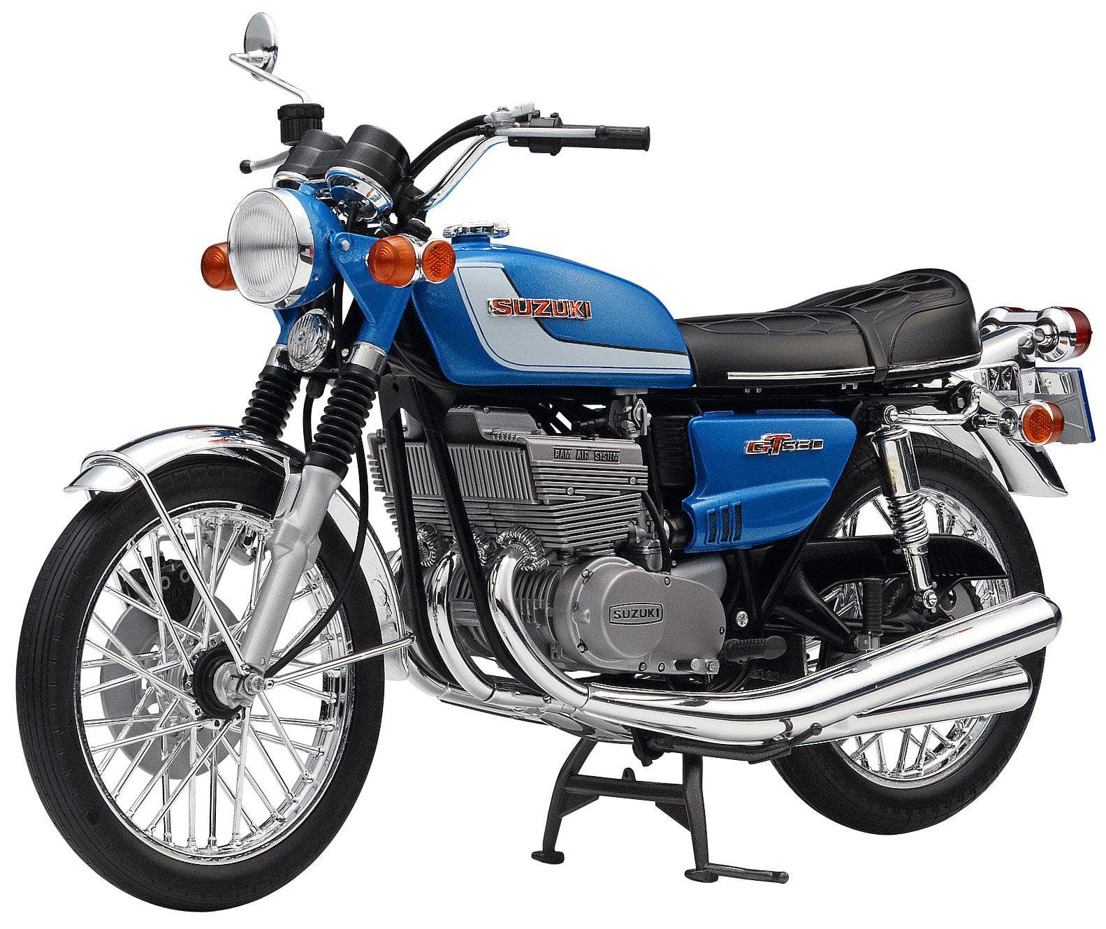 Hasegawa Suzuki GT380 B Műanyag Modellkészlet BK5 1/12