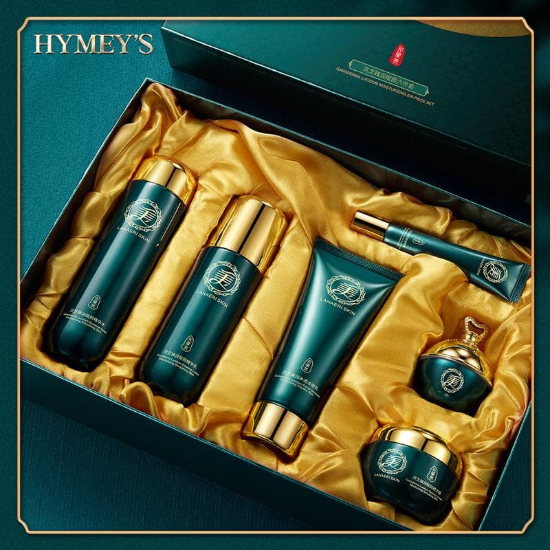 Ganoderma Lucidum Luxury hidratáló és tápláló 6 részes hidratáló hidratáló és fényesítő bőrápoló szett