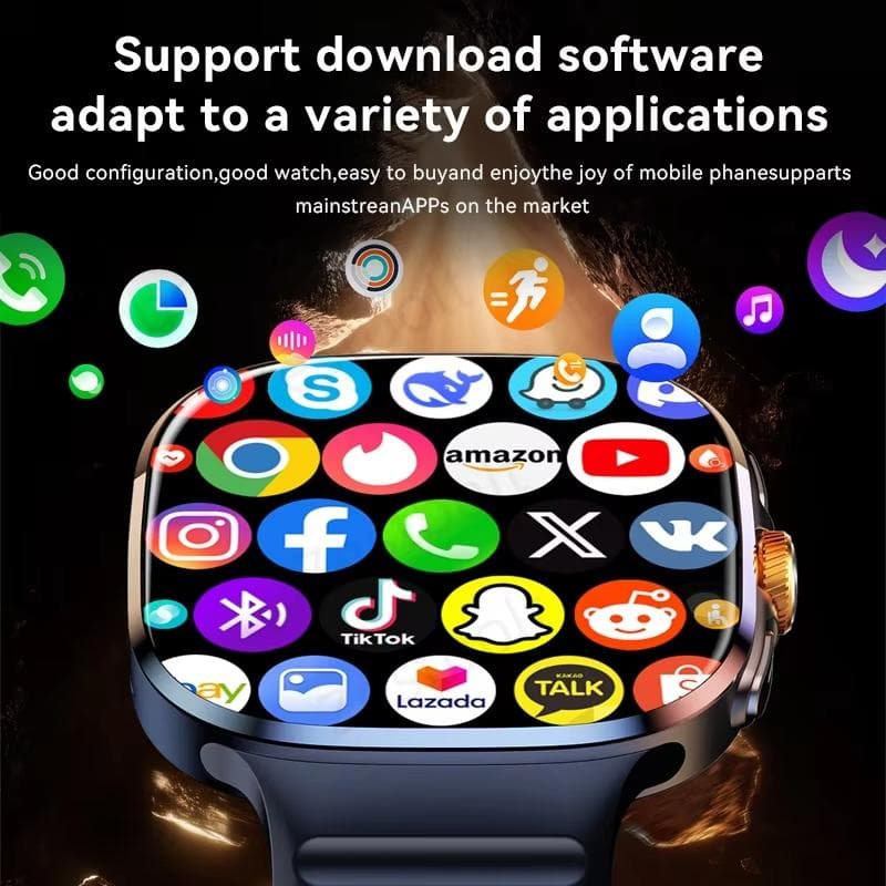 Új M99 5G Mobilhálózati Verzió Okosóra 2.4 hüvelykes Amoled Nagyobb Képernyő Android Okosóra Forgatható Kamerával SIM Kártyahely WIFI