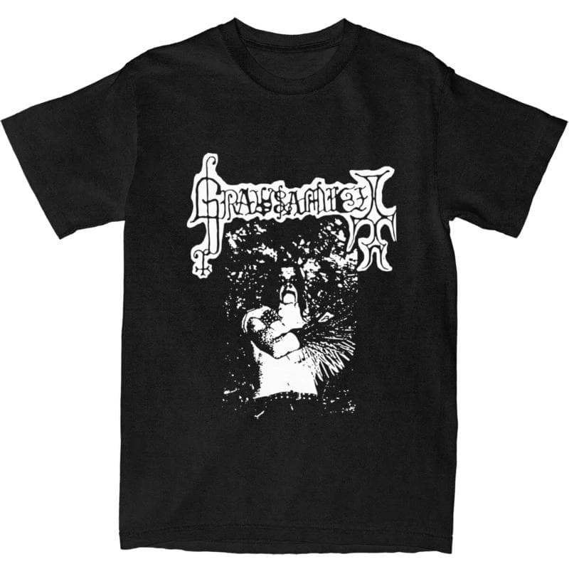 Férfi Női Póló Kegyetlenség Zene Black Metal Gótikus Pólók Népszerű Nyári Póló Vicces Alkalmi 100 Pamut Felsők Plusz Méret cm