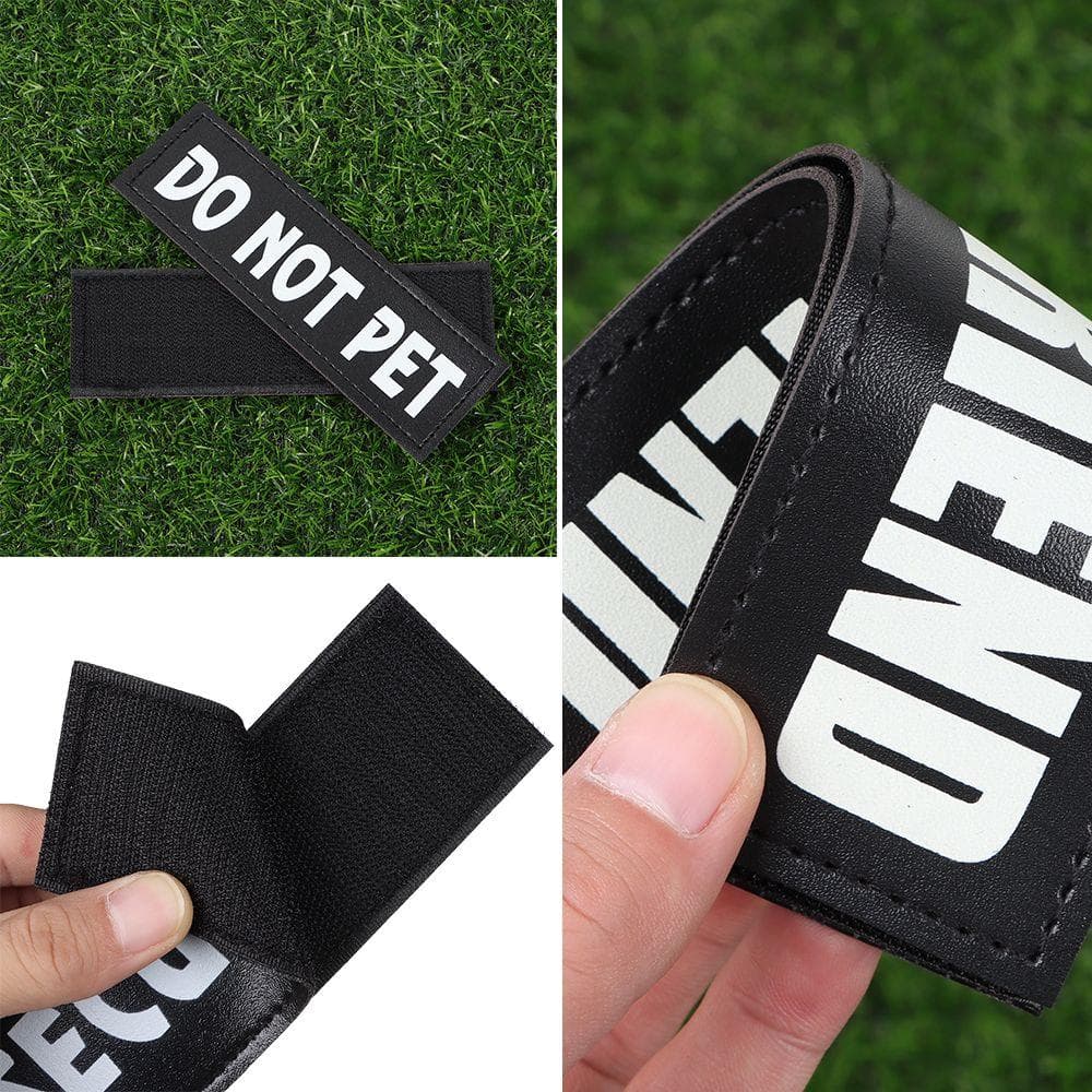 Patch Biztonsági címke Fényvisszaverő heveder Címkék Kisállat kellékek Nyakörv Címke matrica Kisállatszíj matrica