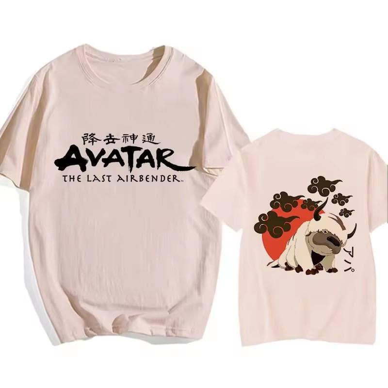 Avatar Az utolsó léghajlító Y2k Póló Streetwear Appa Yip Alkalmi Póló Hip Hop Harajuku Pólók Felsők Divat Póló Ruházat cm