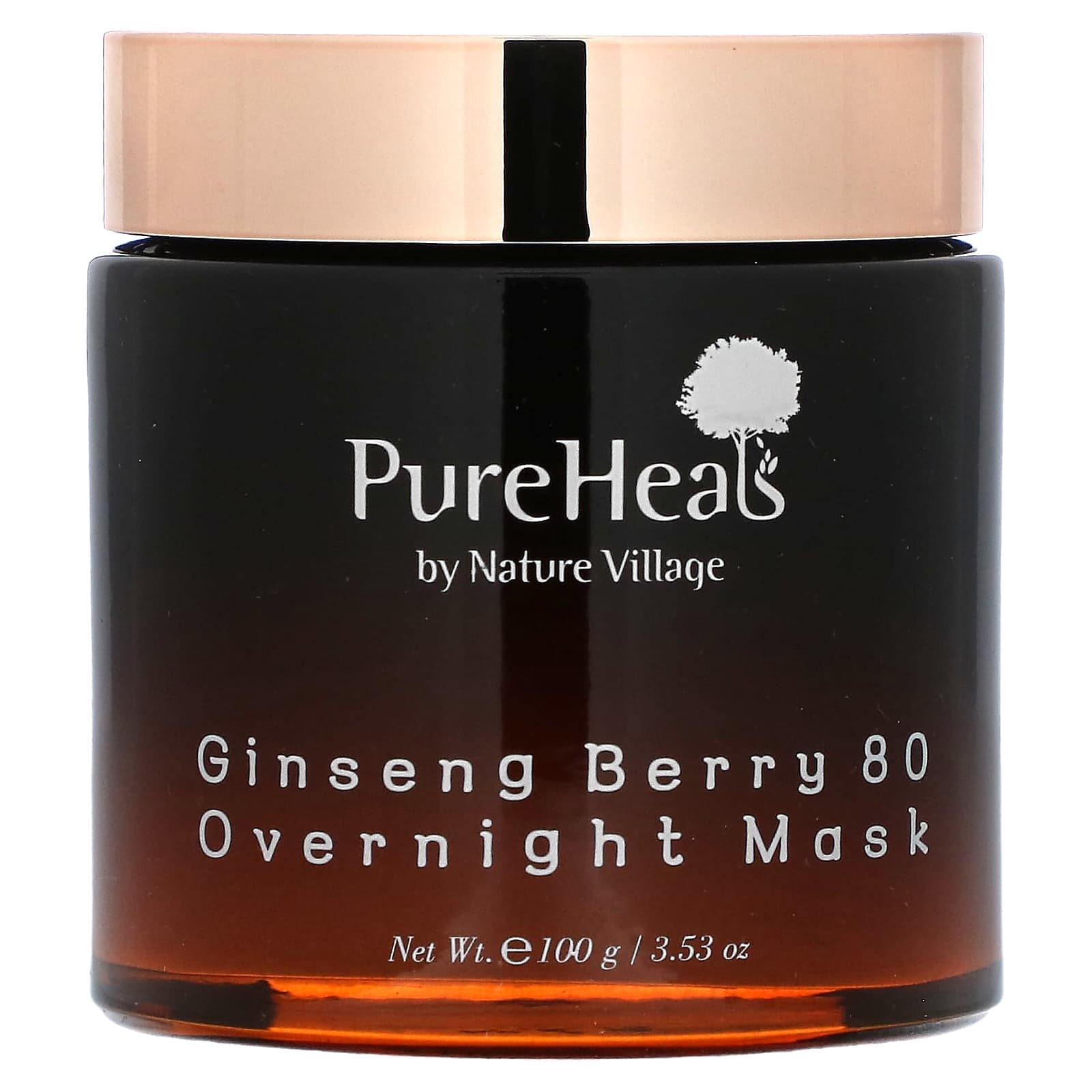 PureHeals, Ginseng Bogyó 80 Éjszakai Szépségmaszk, 3.53 oz (100 g)