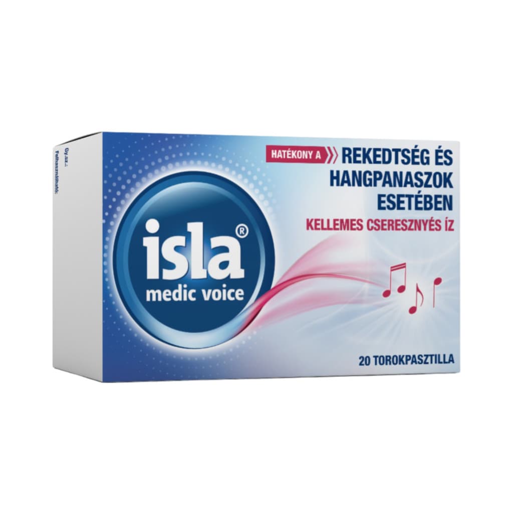 Isla Medic Acute Hydro+ szopogató tabletta - cseresznye 20 db