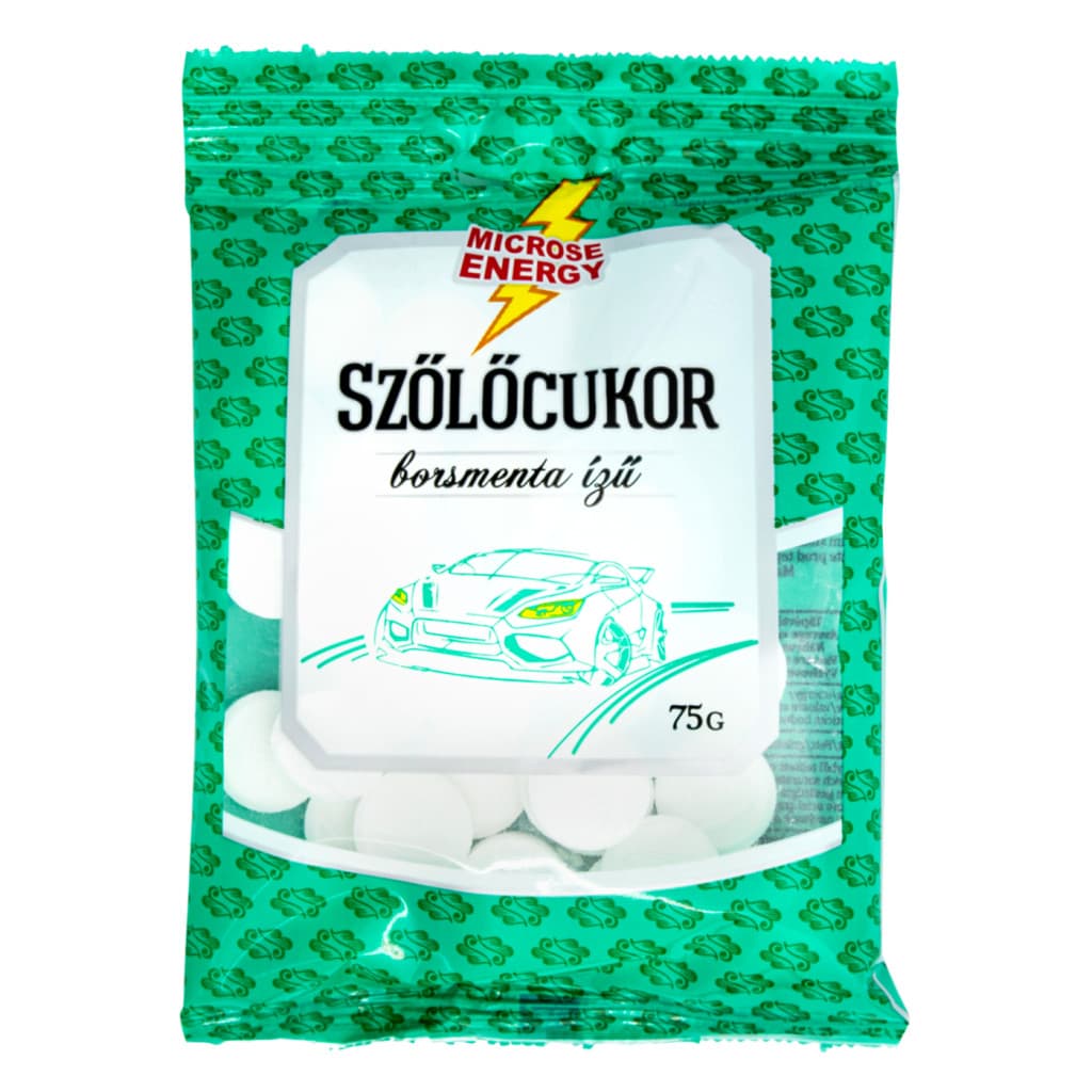Microse szőlőcukor - borsmenta 75 g