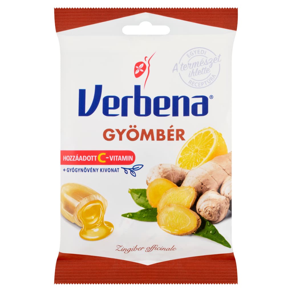 Verbena gyógynövényes cukorka - gyömbér 60 g