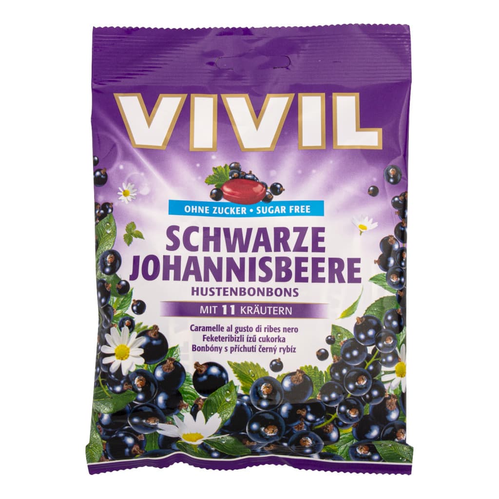 Vivil cukorka - feketeribizli 60 g