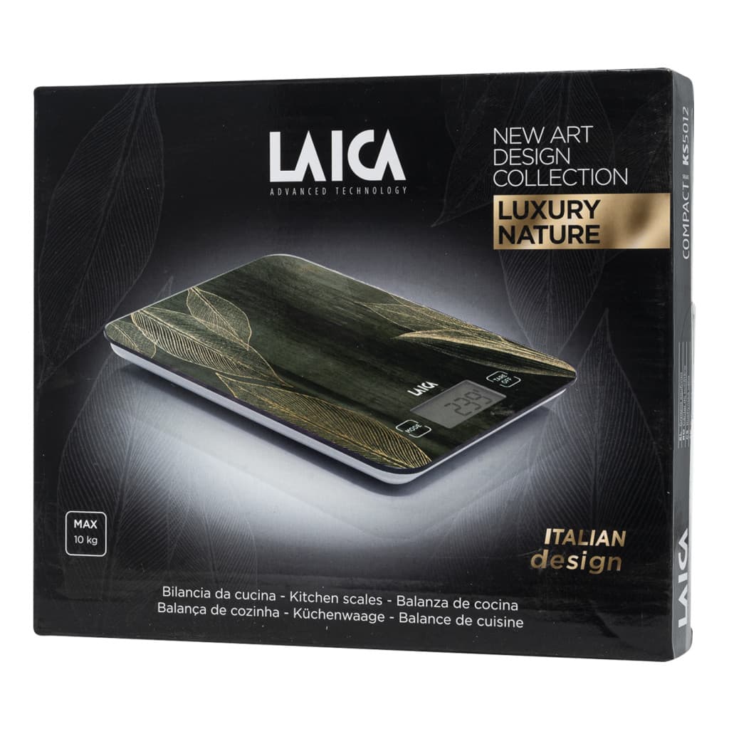 Laica Luxory szürke/arany digitális konyhai mérleg 10 kg /1 g