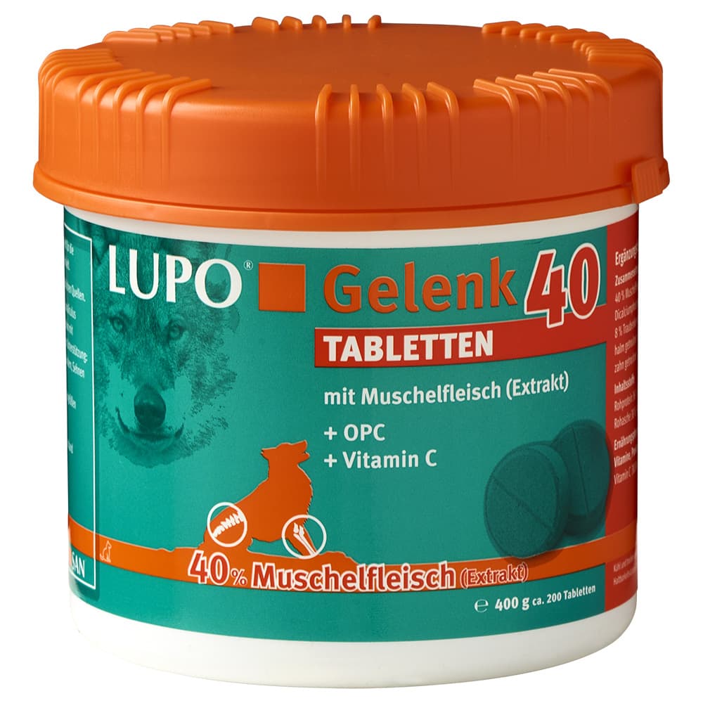 400g (200db) LUPOSAN Gelenk 40 tabletta kutyáknak-