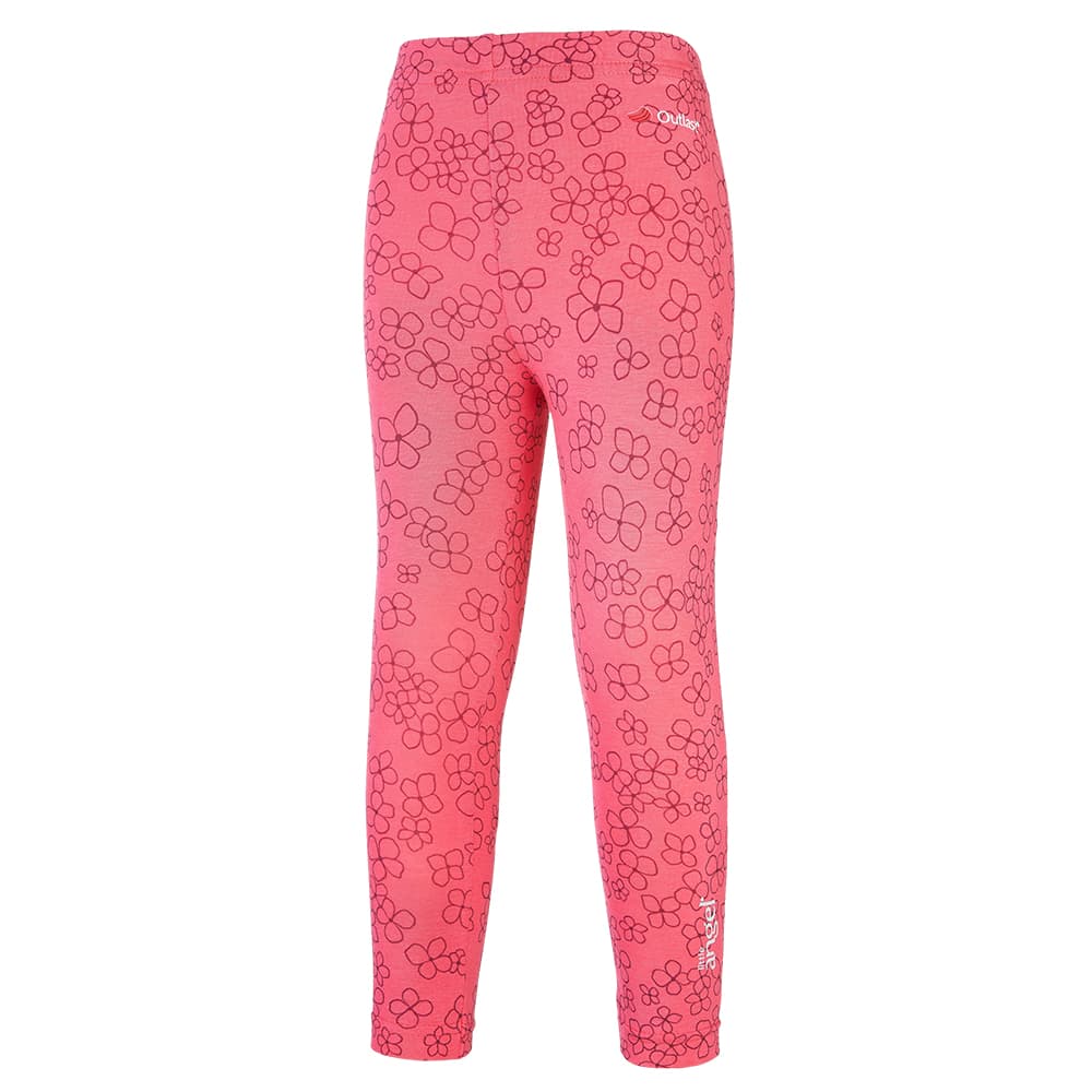 Vékony leggings, nyomott mintával Outlast® - epres virágok 80