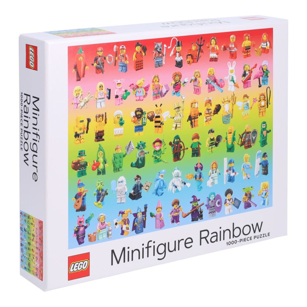 Chronicle Books Puzzle LEGO® Szivárványos minifigurák 1000 darabos