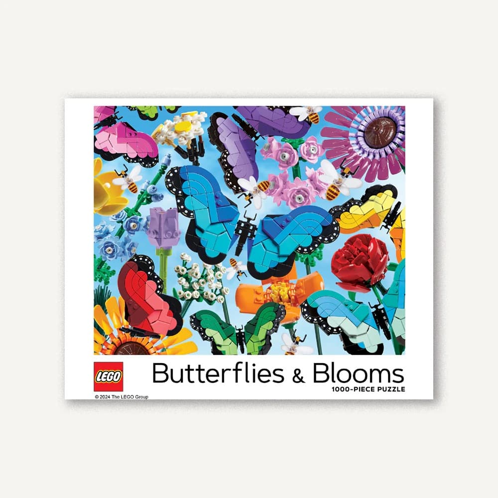 Chronicle Books Puzzle LEGO® Pillangók és virágok 1000 darabos