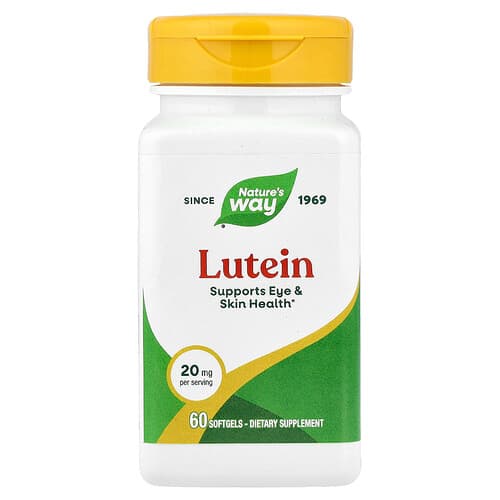 Nature's Way, Lutein, 20 mg, 60 Softgels