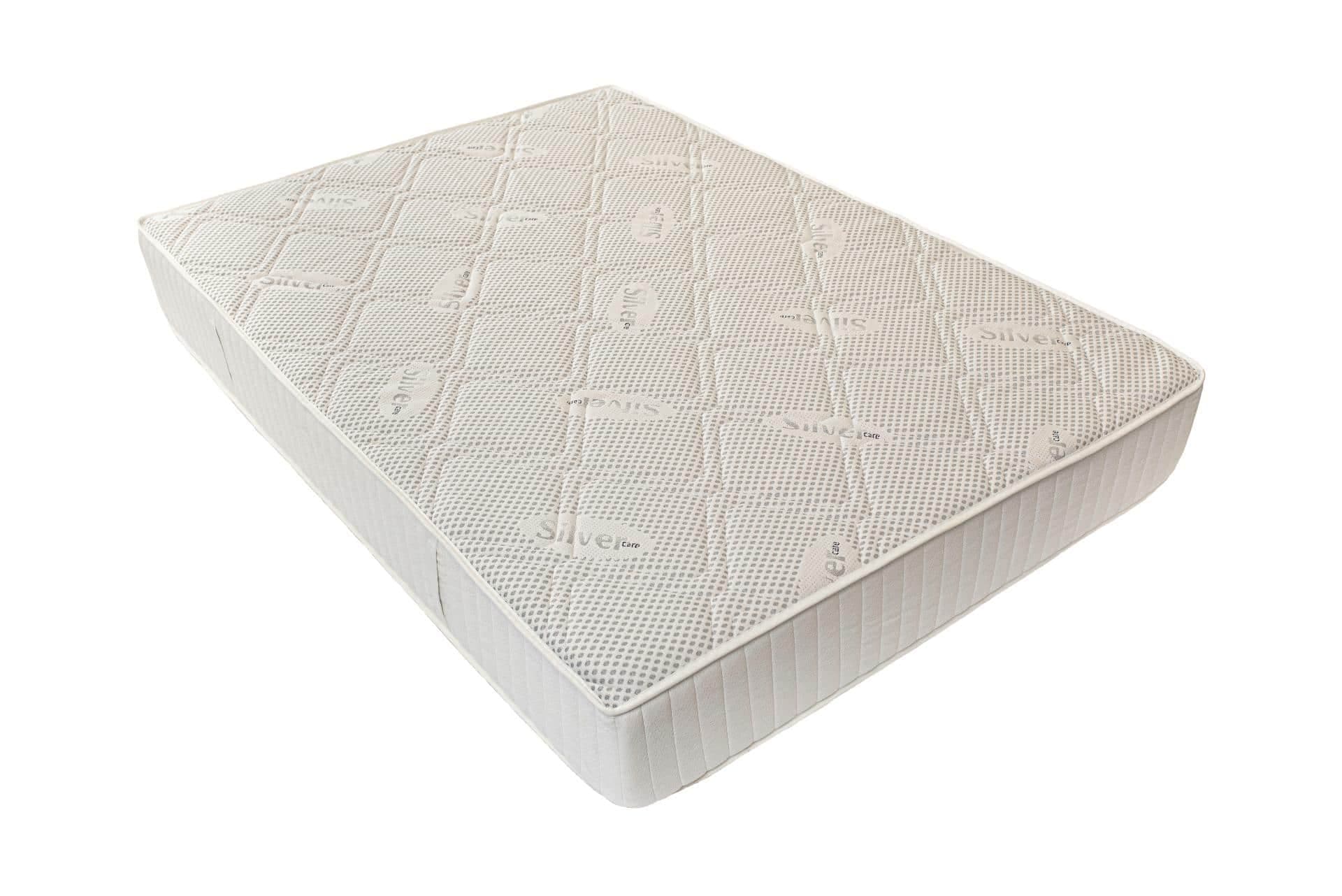 Anatómiai poliuretán hab matrac memóriával Somnart Silver Relax 140x200x24cm, 19 + 5, mosható és levehető Silver ion tok cipzárral,