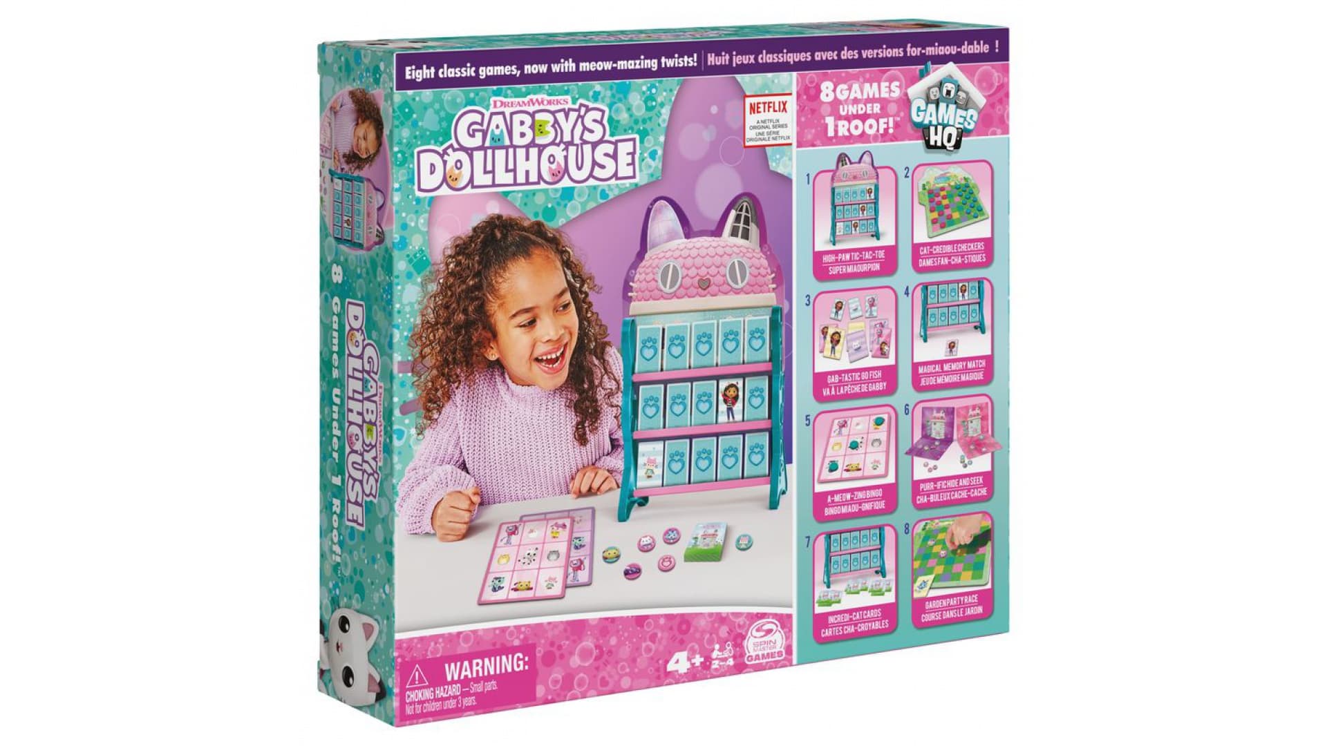 Spin Master Games Gaby játekokkal teli varázslatos háza 8 az 1-ben