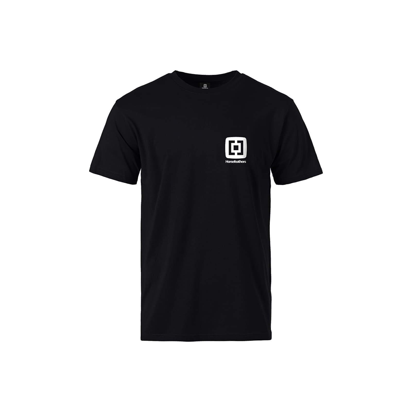 Póló Horsefeathers Mini Logo T-Shirt Black L