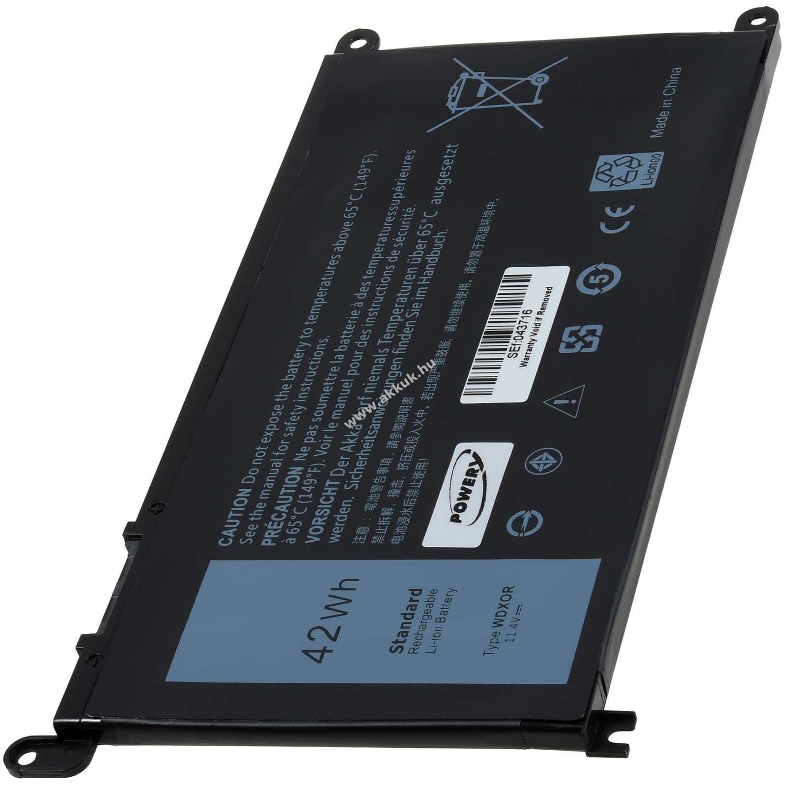 Helyettesítő laptop akku Dell Inspiron 15 5568
