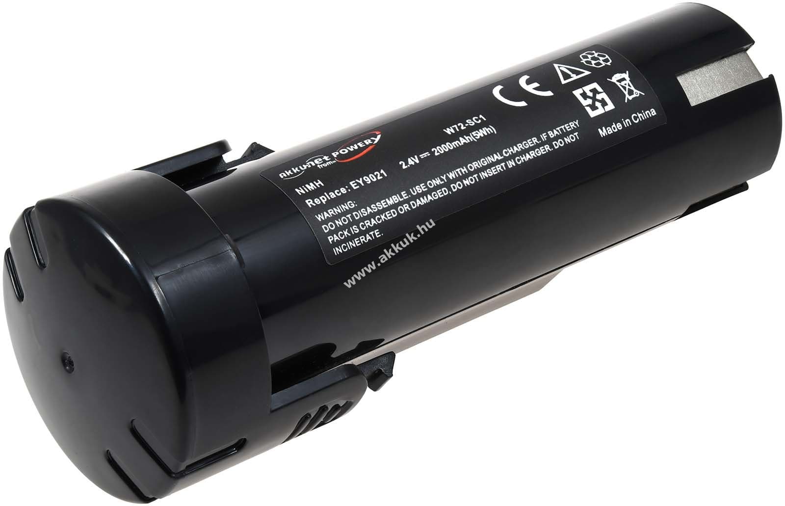 Helyettesítő akku Würth típus 0 700 324 NiMH 2000mAh