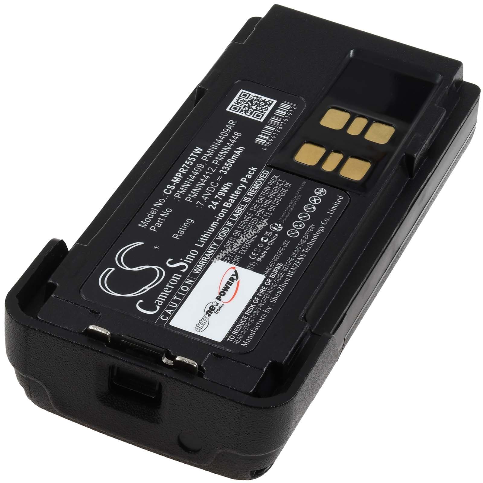 Helyettesítő rádió akku Motorola XPR3000