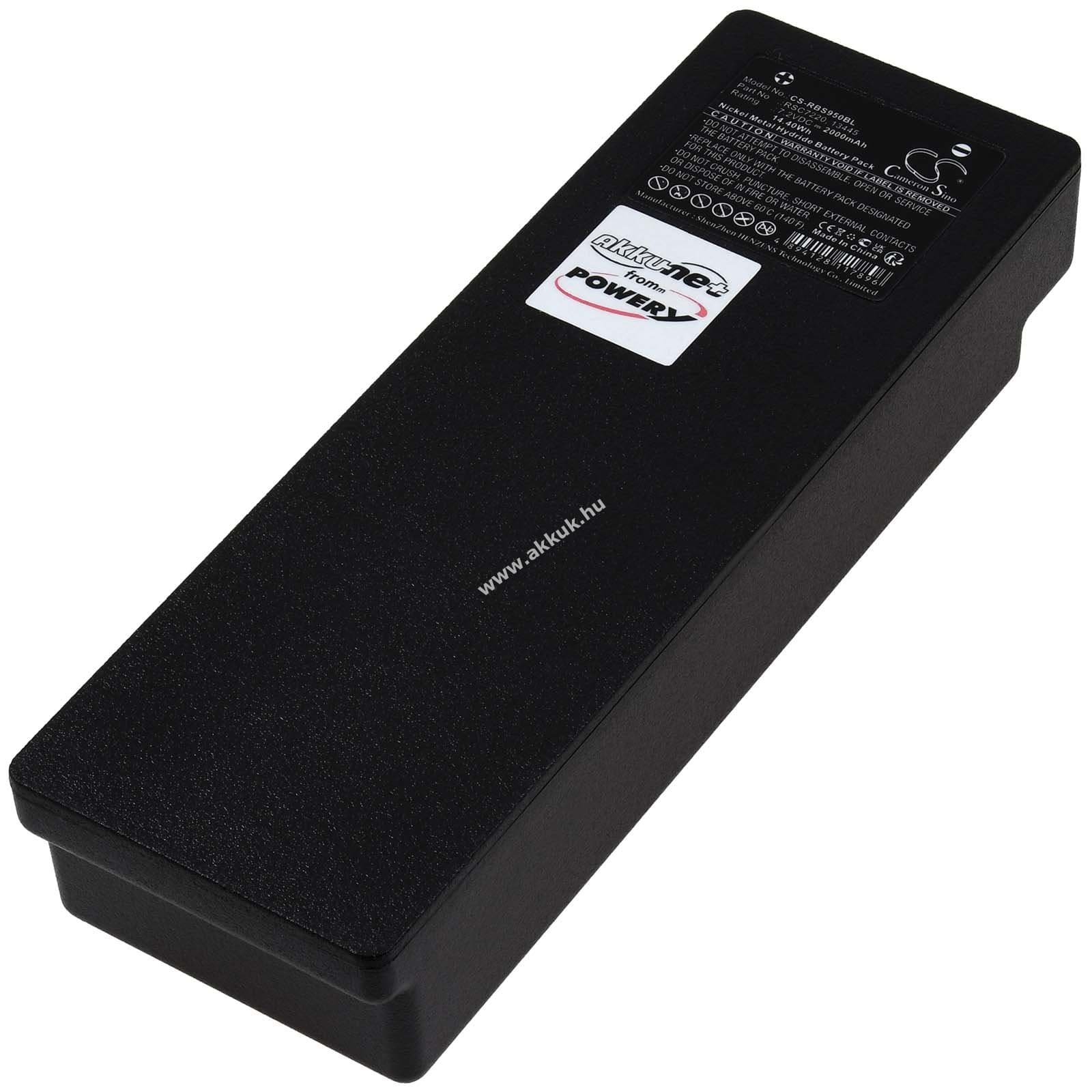 Standard helyettesítő akku Palfinger RC-400 daruvezérléshez 2 érintkezős