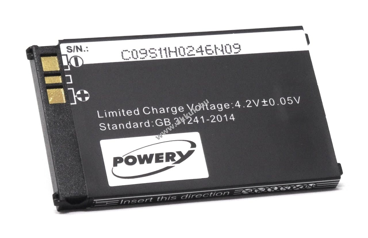 Helyettesítő akku Sharp GX40 950mAh Li-Ion