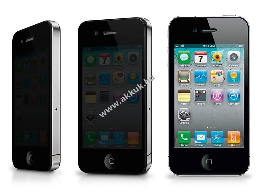 Goobay privacy képernyővédő fólia iPhone 4/4S - A készlet erejéig
