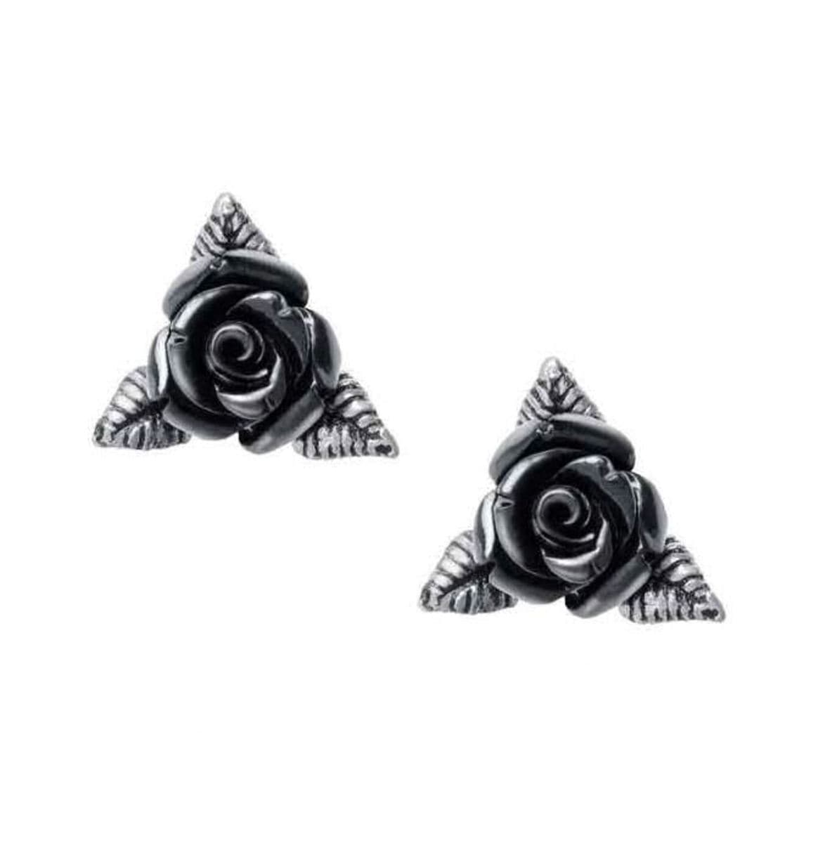 ALCHEMY GOTHIC fülbevaló - Ring O' Roses - Pewter