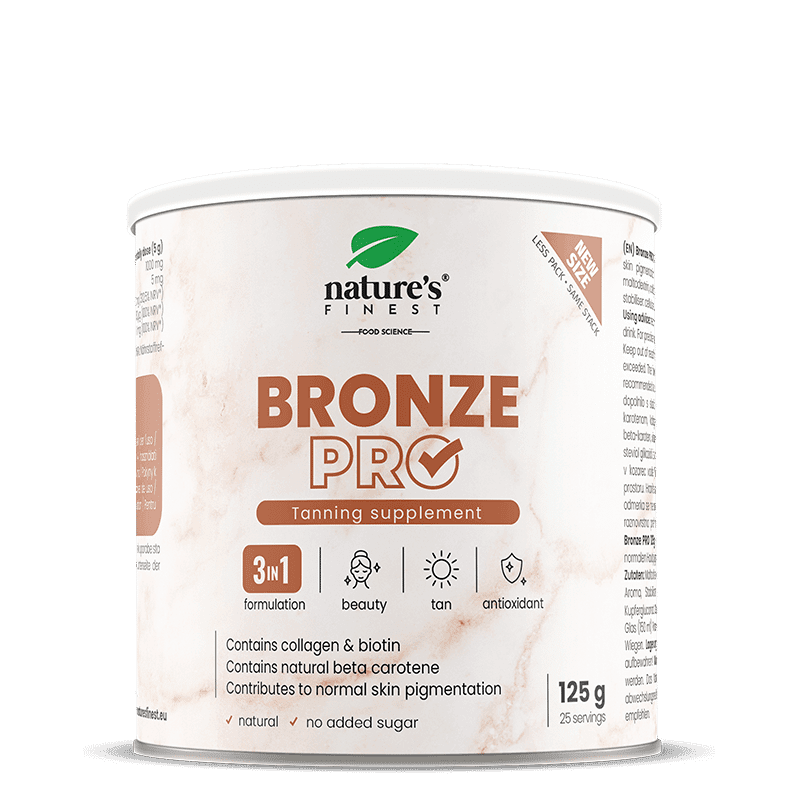 Nature's Finest Bronze PRO | barnulást támogató étrend‑kiegészítő | béta‑karotin, kollagén és C‑vitamin