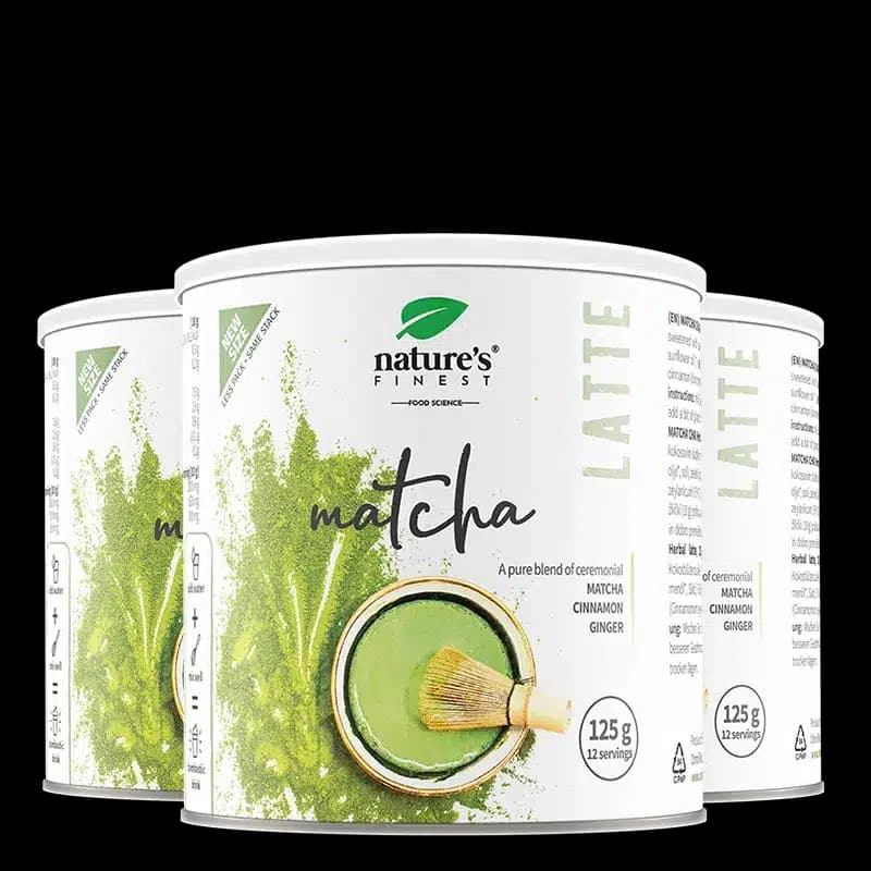 Matcha Chai Latte | Gazdag a Chlorofillban | Matcha, Fahéj, gyömbér | Természetes alternatíva a kávénak | Antioxidánsok | Több energia