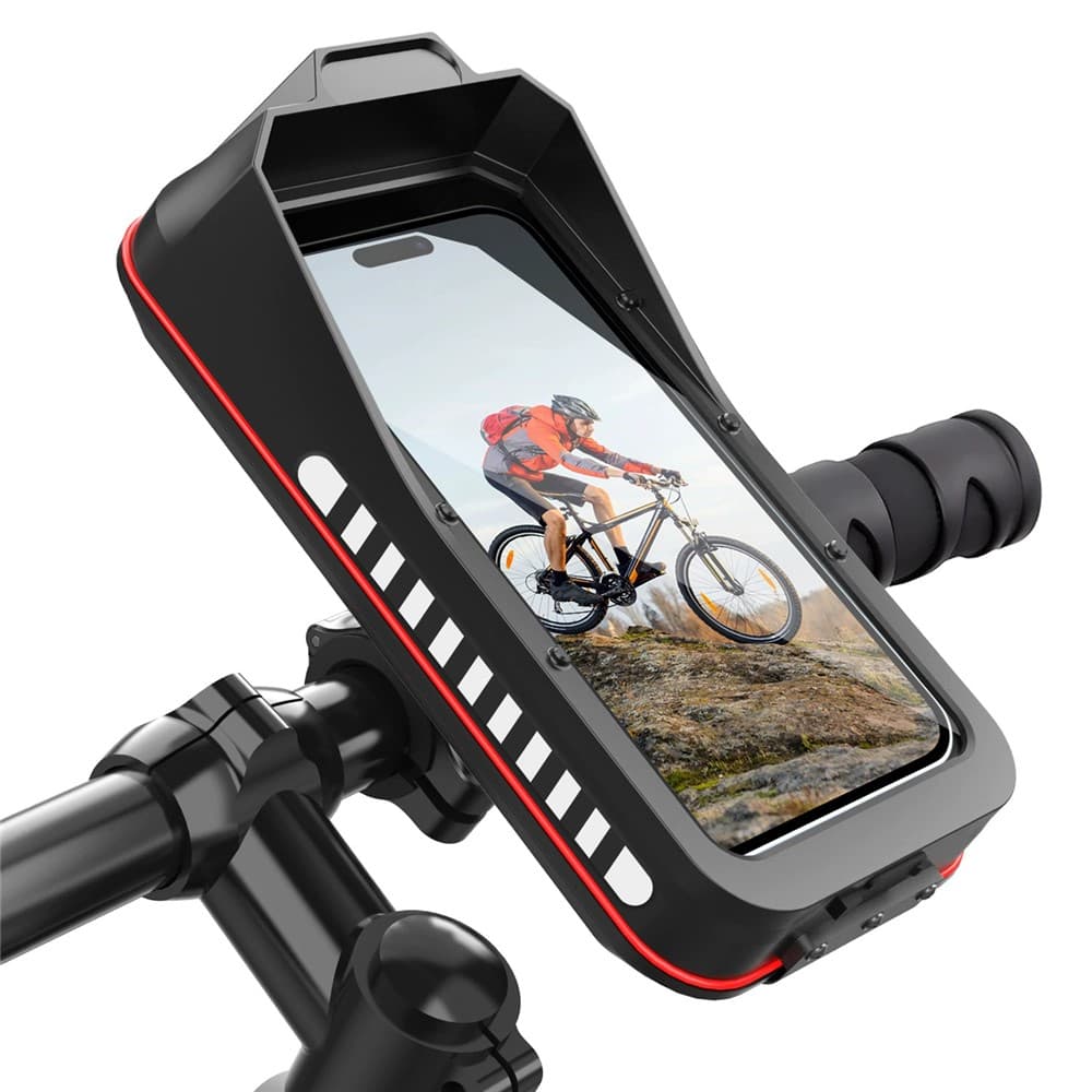 PROTEMIO HL-176A Telefontok kerékpárra / rollerre / mopedre fekete