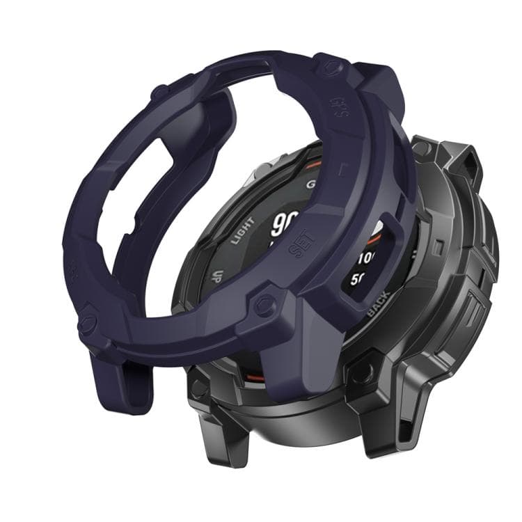 TPU HALF COVER Fedél a Garmin Instinct 3 Solar 50mm sötétkék