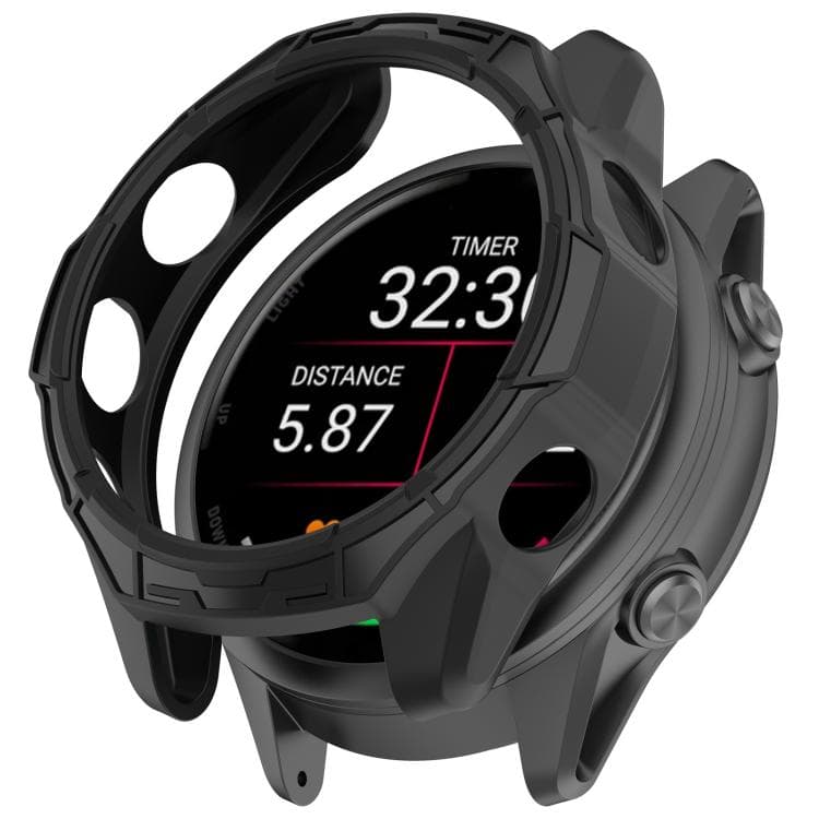 TPU HALF COVER Tok Garmin Forerunner 570 42mm fekete órához