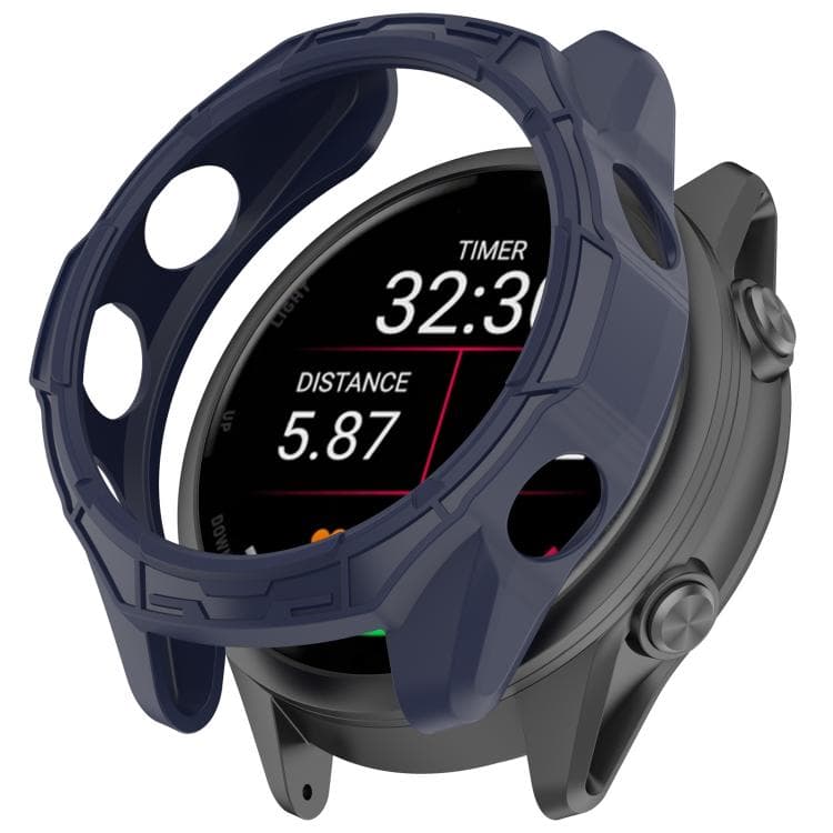 TPU HALF COVER Védőtok Garmin Forerunner 570 47mm kék színhez