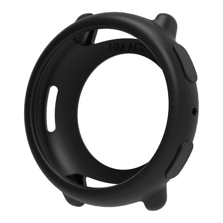 TPU HALF COVER Fekete védőtok Amazfit Active 2-höz