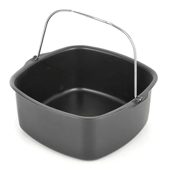 Forrólevegős sütő kosár 16,5 × 17,5 cm Alumínium acél tapadásmentes bevonattal Sütőbe és mikrohullámú sütőbe is alkalmas Konyhai