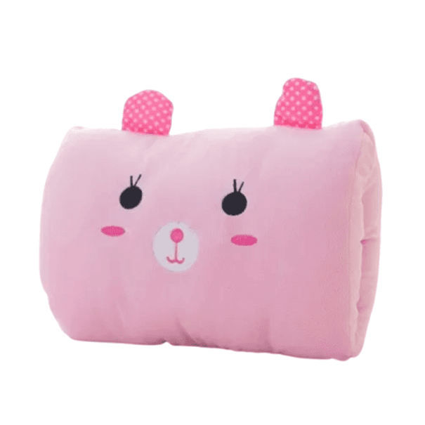 Rózsaszín kézmelegítő 30 x 20 cm Nyuszi Aranyos Plüss Párna Alváshoz Irodába Ajándék Nőknek Gyerekeknek Szundikáláshoz