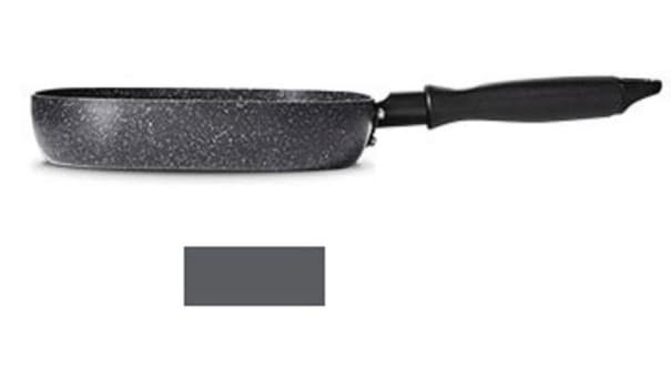 Téglalap alakú grillserpenyő J1402 fekete