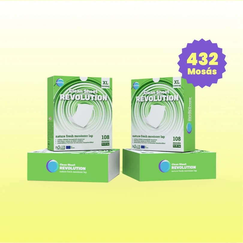 Nature Fresh mosószer lap négyes megacsomag