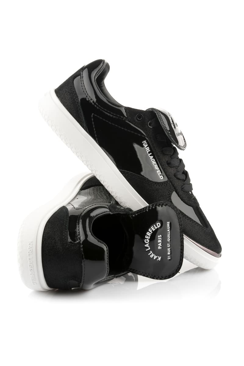 Sportcipő Karl Lagerfeld Atlas Lo Lace Lthr Black Lthr & Suede
