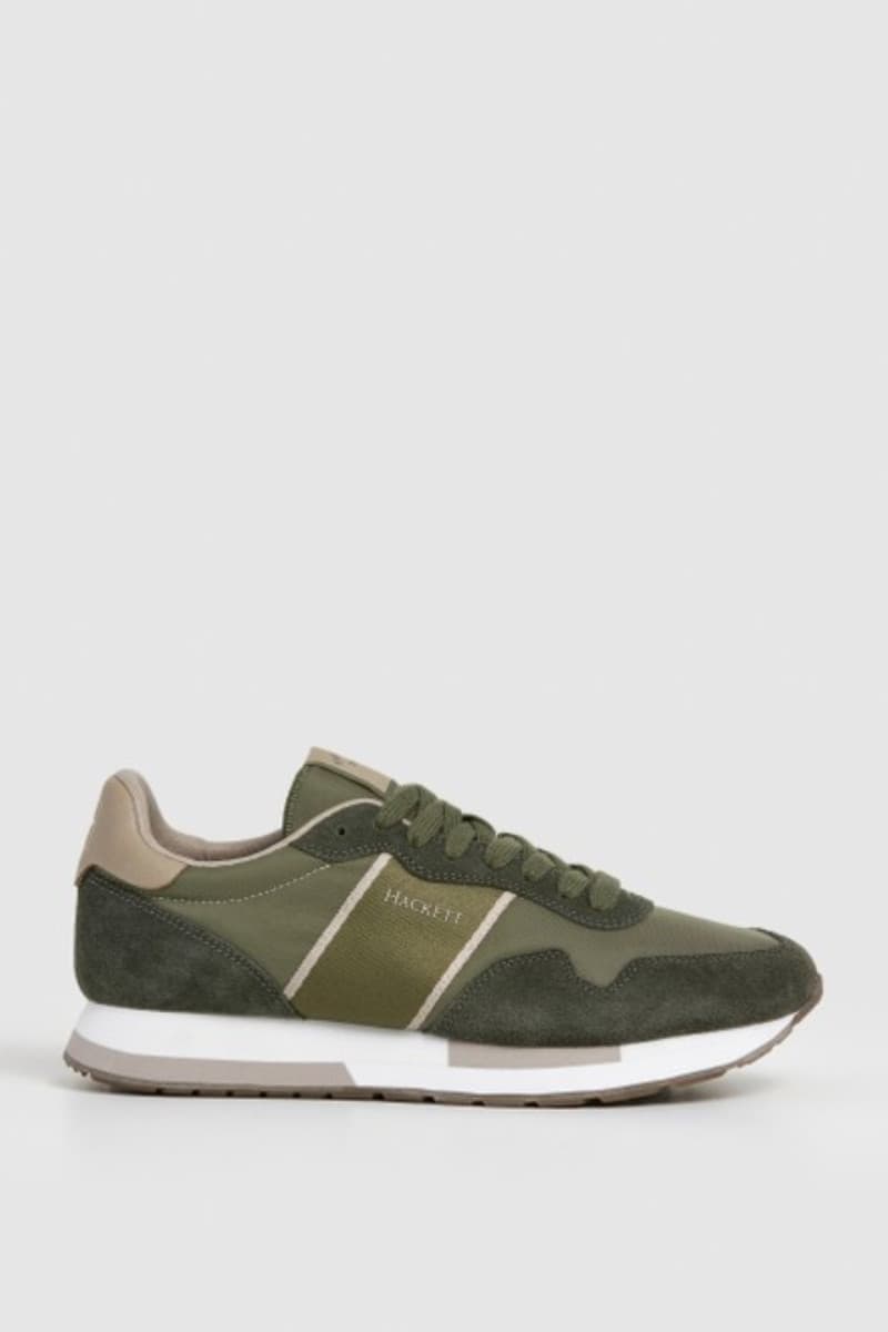 Sportcipő Hackett London Keston Heritage Khaki Green