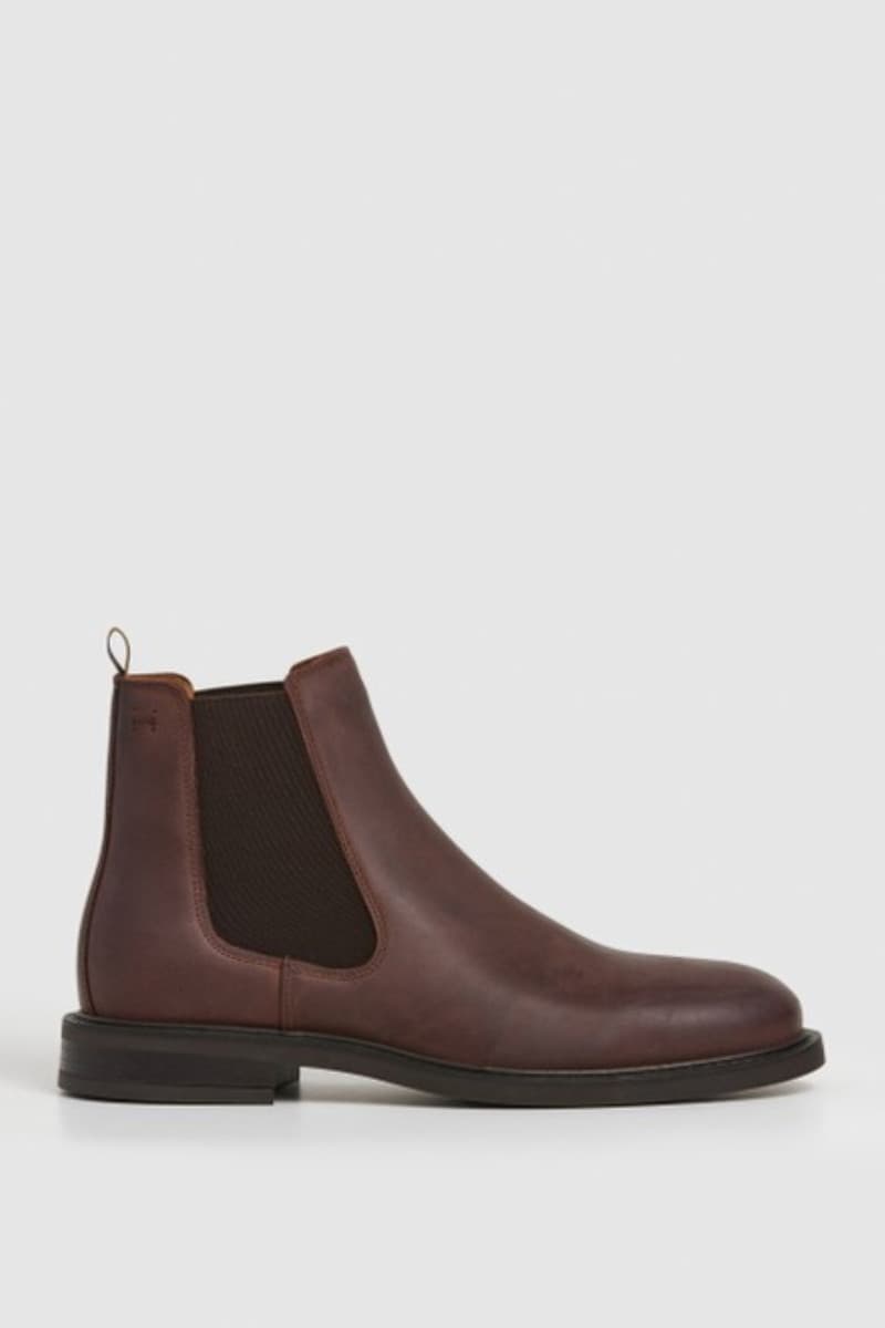 Bokacipő Hackett London Mason Crust Dark Brown