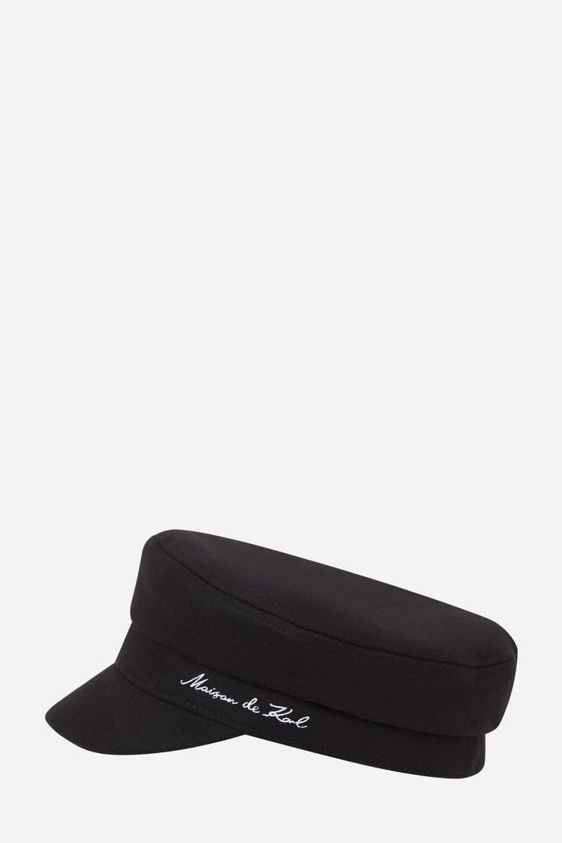 Sapka Karl Lagerfeld K/Sketch Baker Boy Cap Black