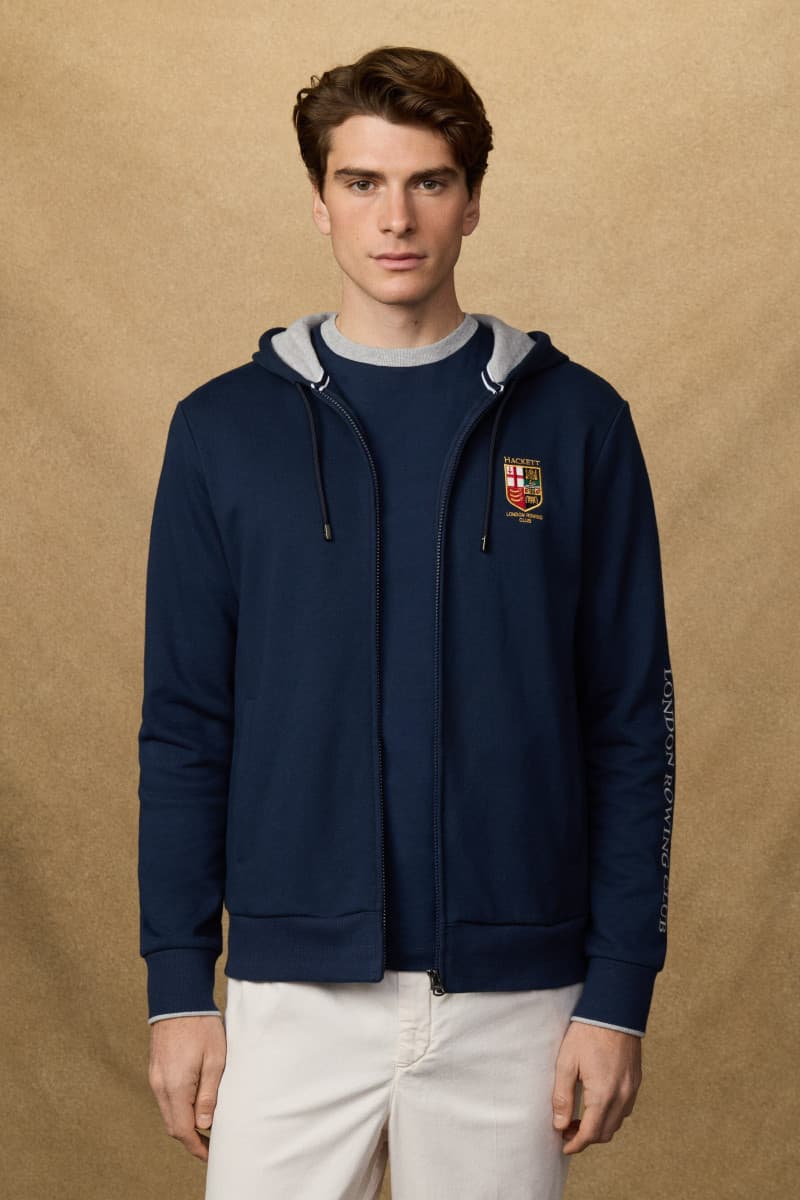 Melegítő Felső Hackett London Heritage Lrc Fz Hoody Old Navy